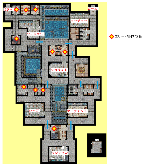 戦闘モードマップ 戦闘モードマップ